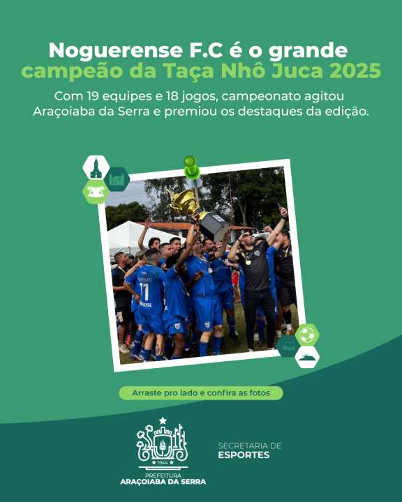 Taça Nhô 2025 movimenta Araçoiaba com futebol e solidariedade