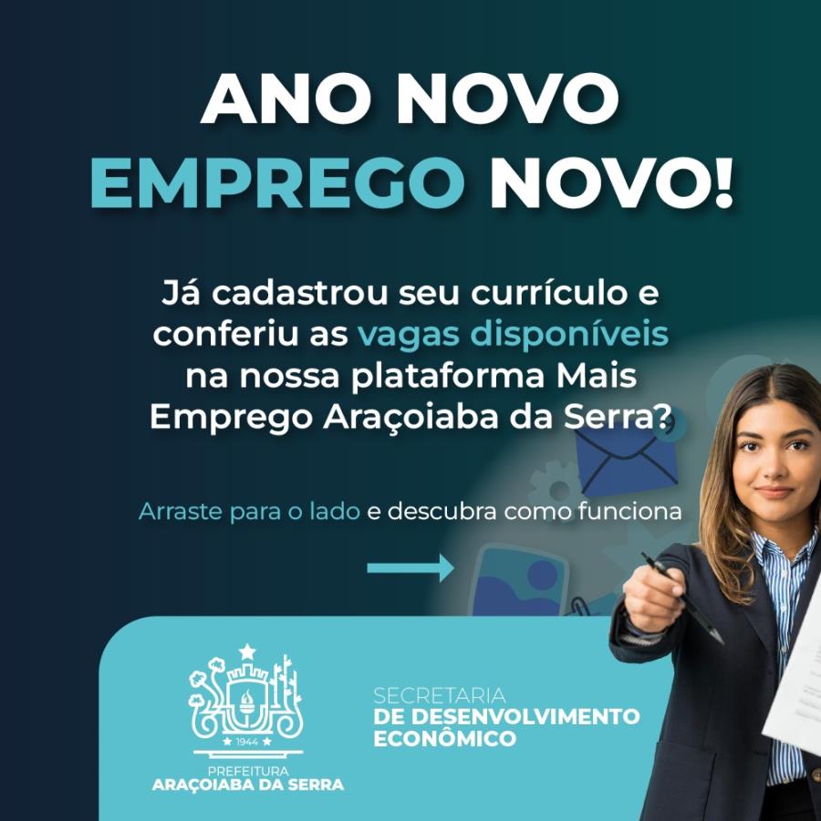 Plataforma Mais Emprego Araçoiaba da Serra