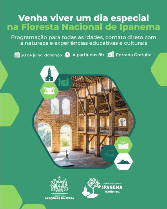 Flona de Ipanema promove evento gratuito “Um Dia no Parque” neste domingo
