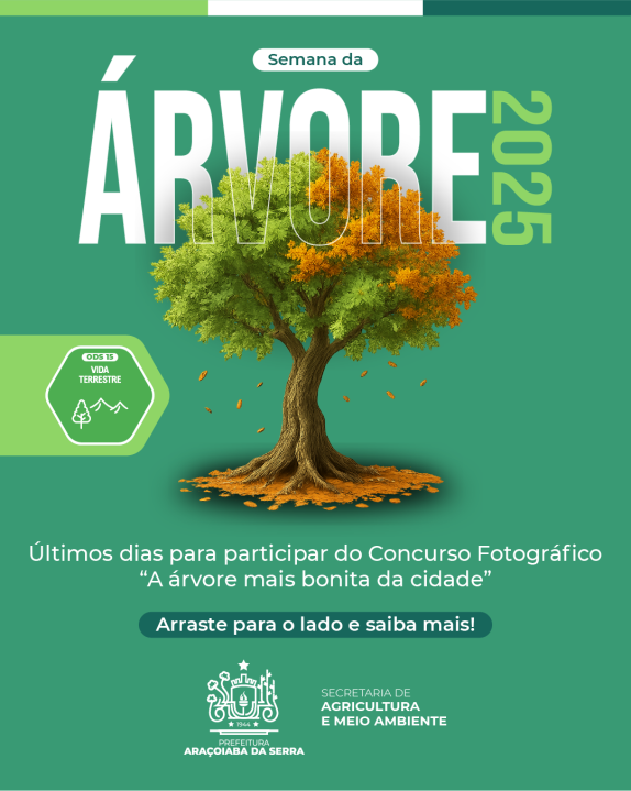Semana da Árvore 2025: participe das ações e do concurso fotográfico