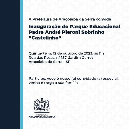 Inauguração do Castelinho