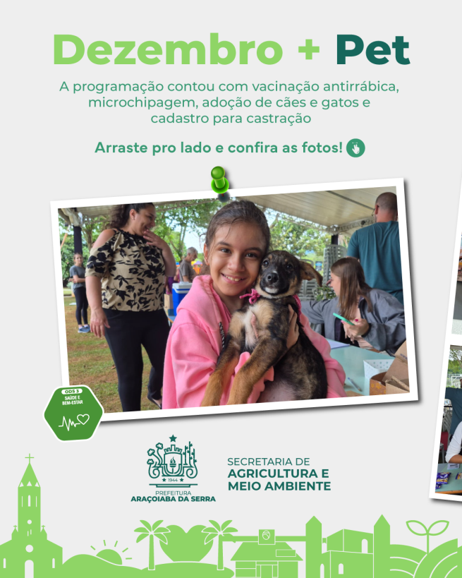 Dezembro + Pet mobiliza a comunidade em prol do bem-estar animal