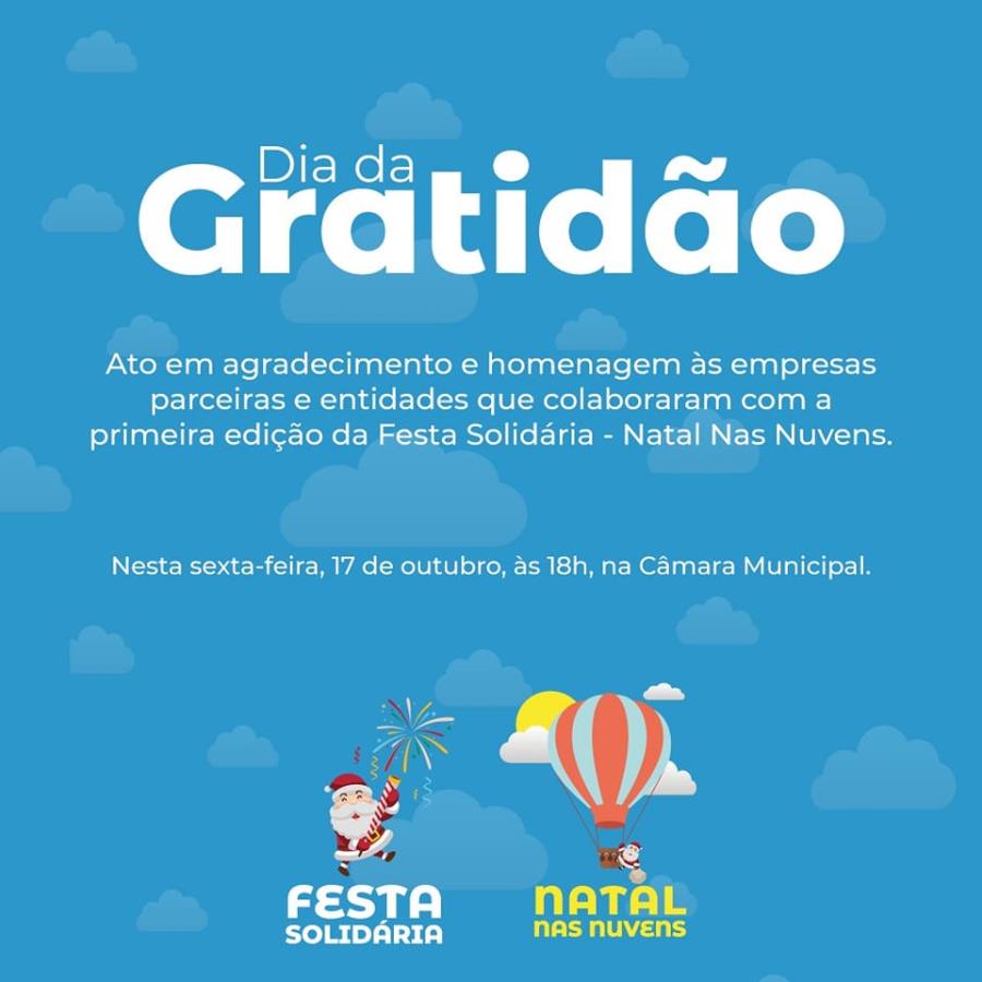 Evento Agradecimento ao Criador