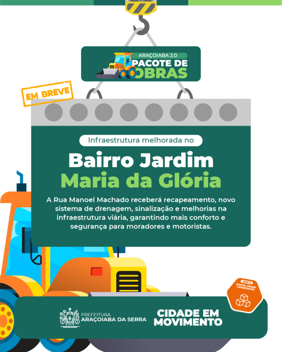 Araçoiaba 2.0: Melhorias no bairro Jardim Maria da Glória