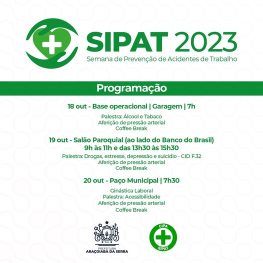 Começa amanhã a Semana de Prevenção de Acidentes de Trabalho.