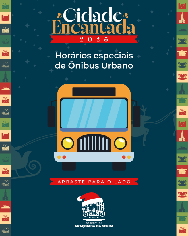 Transporte Urbano terá horários especiais no final de semana de Natal 2025