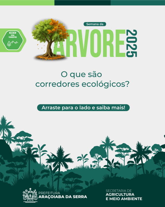 Semana da Árvore 2025: Corredores ecológicos
