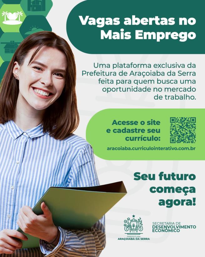 Conquiste sua vaga com o MAIS EMPREGO