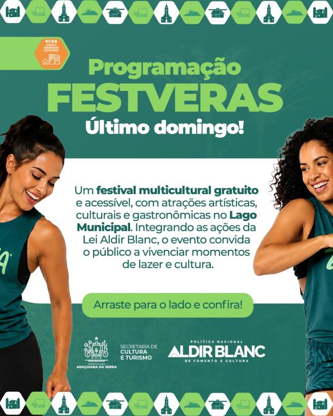 FESTVERAS movimenta o Lago Municipal neste último domingo