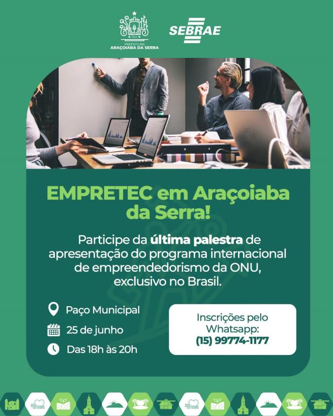 Última palestra do Empretec reúne empreendedores em preparação para a imersão
