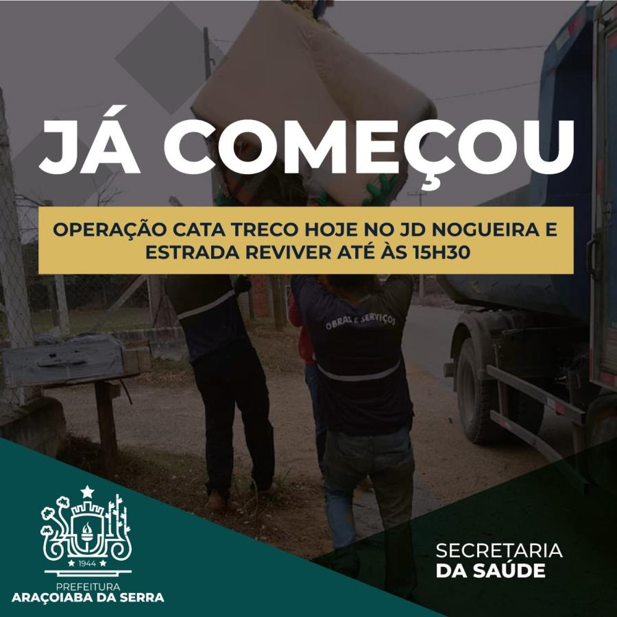 Cata-Treco - Jardim Nogueira e Estrada Reviver