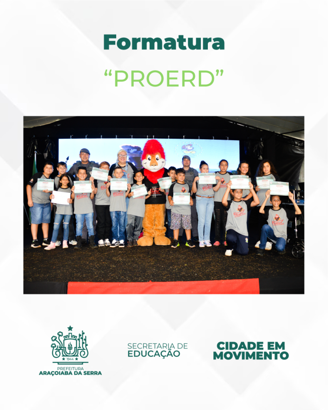 Formatura do Proerd