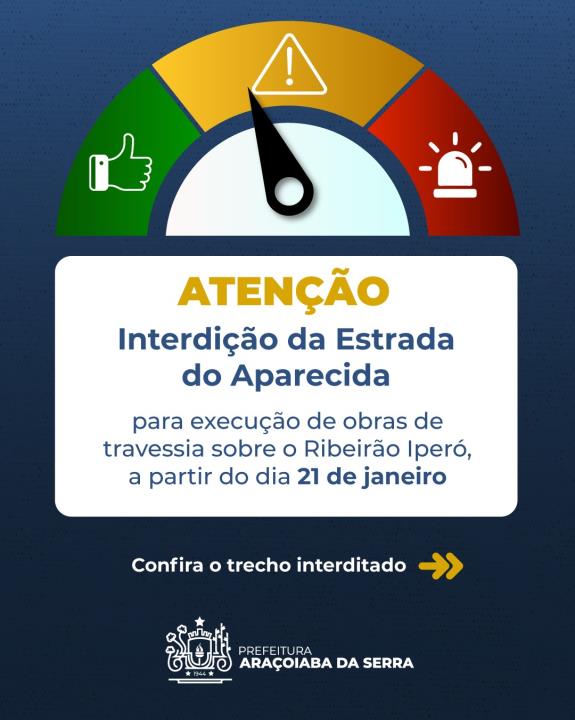 Interdição da Estrada do Aparecida