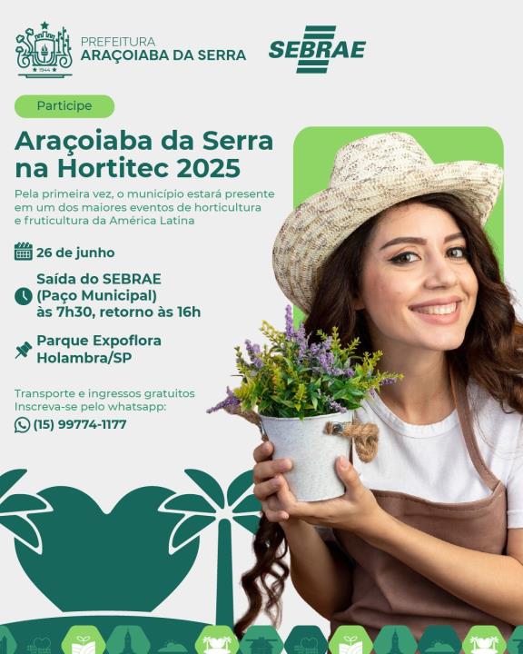 Araçoiaba da Serra na Hortitec
