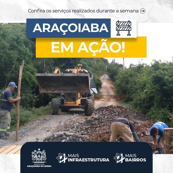 Aqui o trabalho não para!