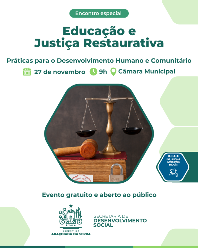 Encontro aborda Educação e Justiça Restaurativa