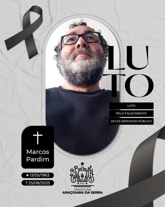 Nota de Falecimento: Marcos Pardim