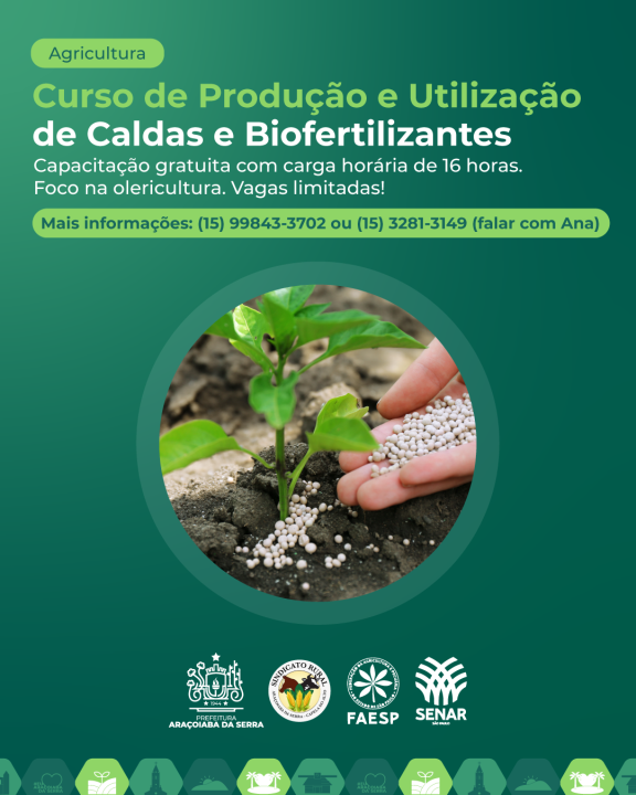 Curso de Produção e Utilização de Caldas e Biofertilizantes