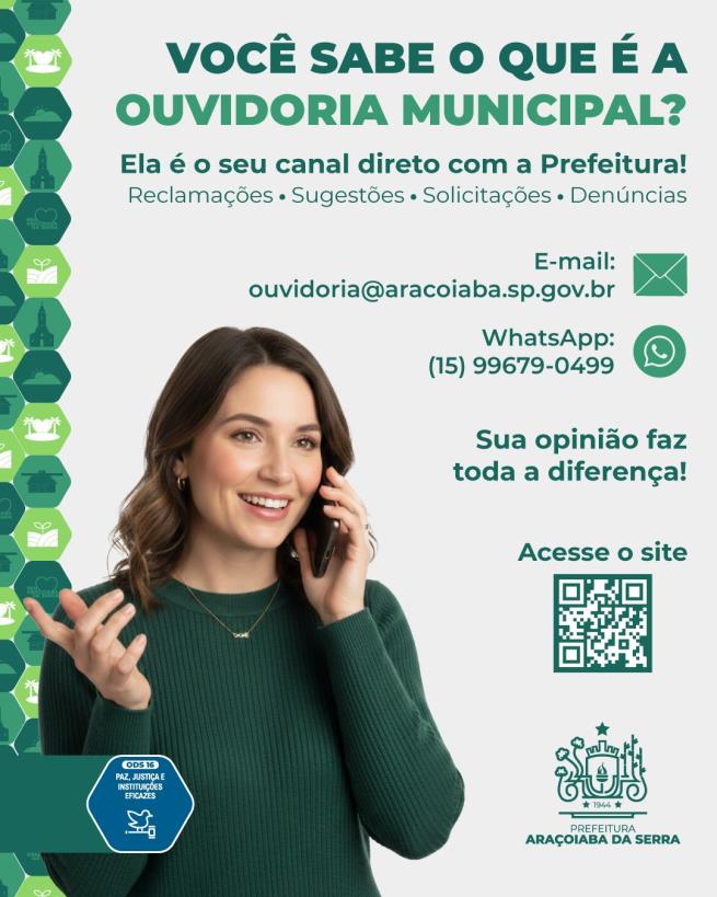 Ouvidoria Municipal: o canal oficial entre você e a Prefeitura
