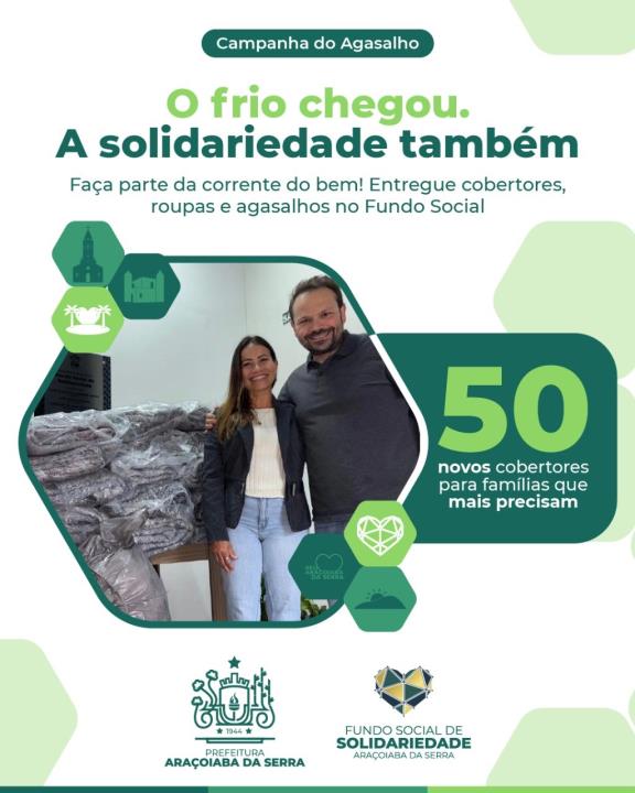 Doação Cobertores Fundo Social