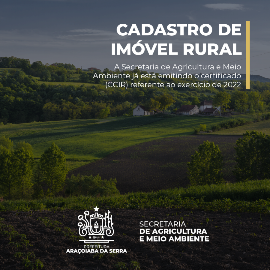 Cadastro De Im Vel Rural Prefeitura De Ara Oiaba Da Serra