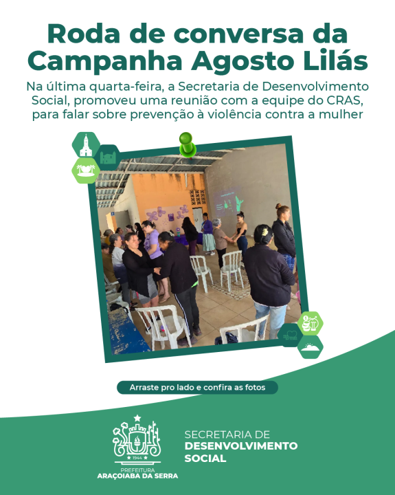 Roda de Conversa da Campanha Agosto Lilás