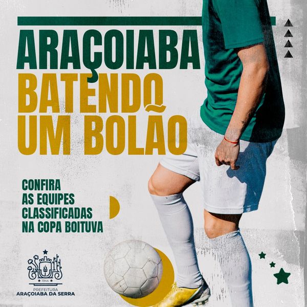 Araçoiaba da Serra avança na Copa Boituva de Futsal!