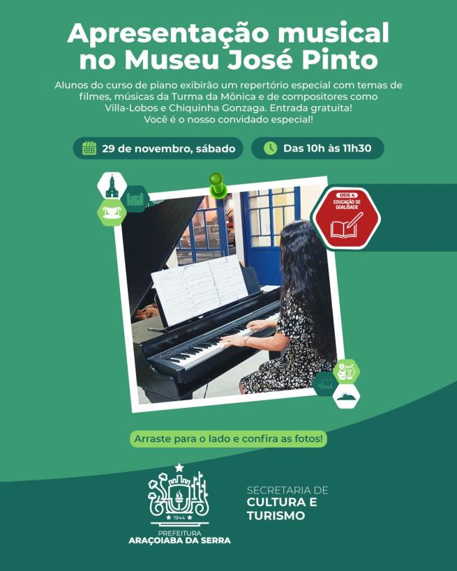 Apresentação Musical no Museu José Pinto