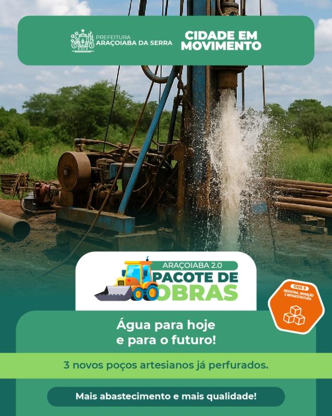 Araçoiaba 2.0: Araçoiaba Avança no Saneamento