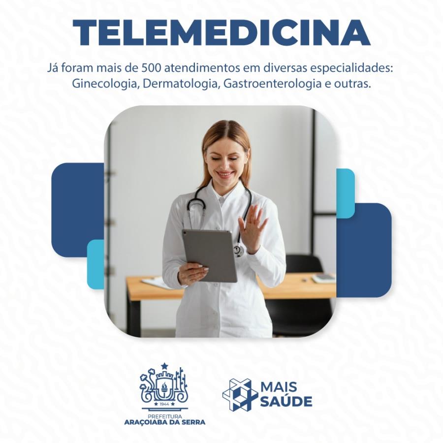 Tecnologia a serviço da saúde. Araçoiaba da Serra conta com a Telemedicina!