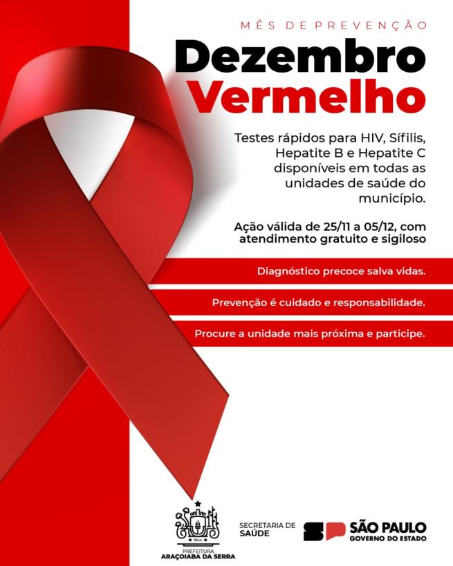 Dezembro Vermelho: Prevenção que Salva Vidas