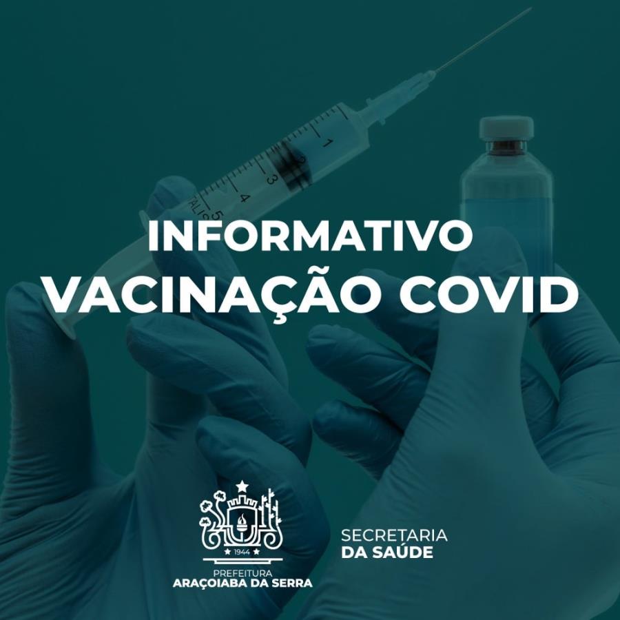 Informativo vacinação Covid