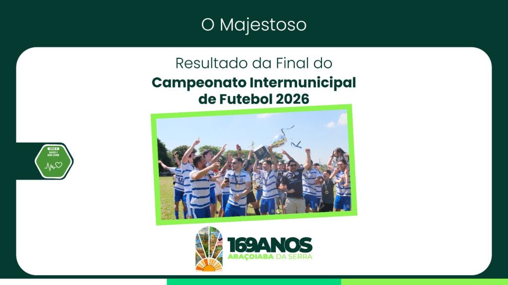 Santo Antônio F.C é campeão do Intermunicipal 2026