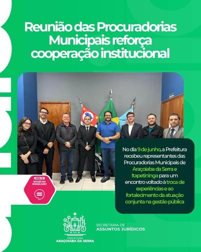Encontro entre procuradorias fortalece cooperação e gestão fiscal entre municípios