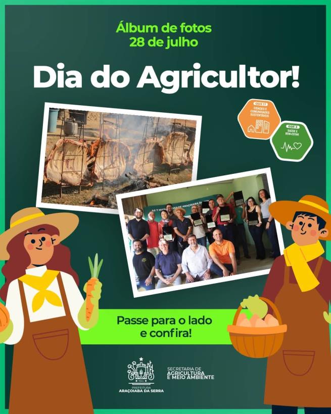 Dia do Agricultor é celebrado com homenagens e confraternização