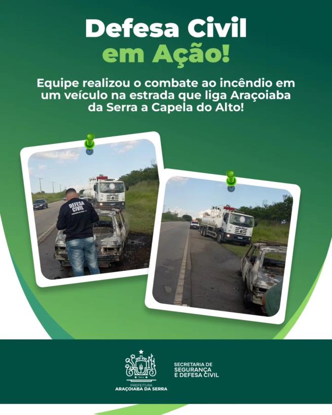 Incêndio em veículo na SP-268 é controlado rapidamente por equipes de emergência