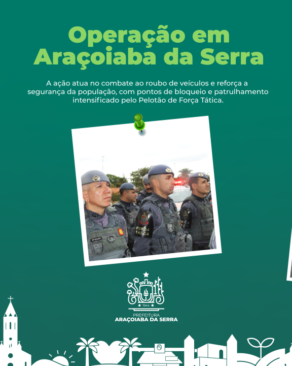 Operação reforça segurança e combate ao roubo de veículos
