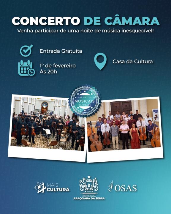 CONCERTO DE MÚSICA DE CÂMARA - OSAS