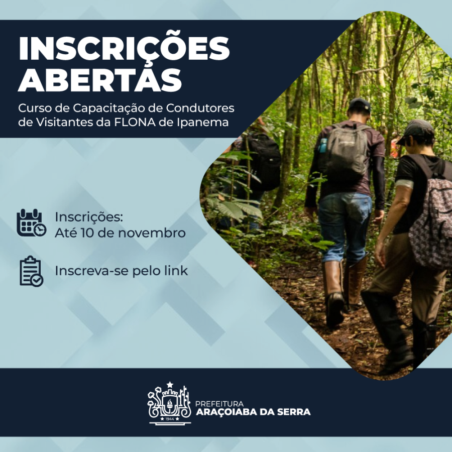 Curso de Capacitação de Condutores de Visitantes 2024