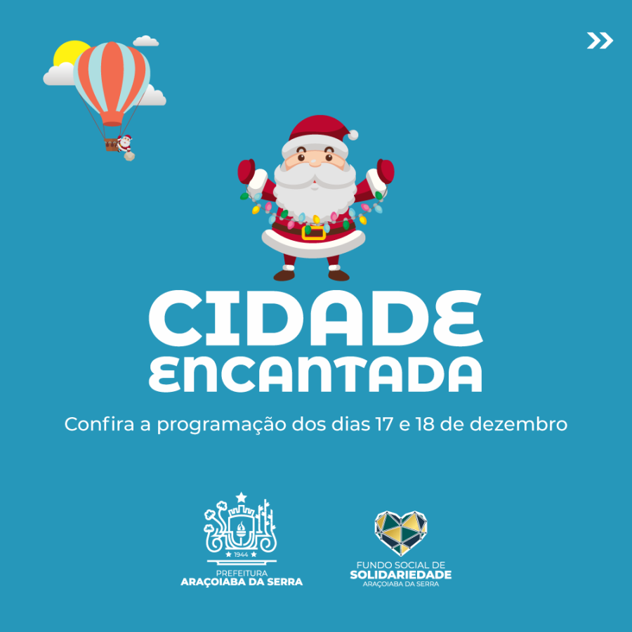 Cidade Encantada - Programação