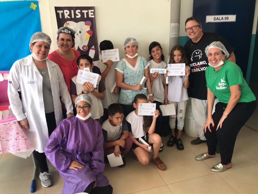 Mais saúde bucal para a criançada!