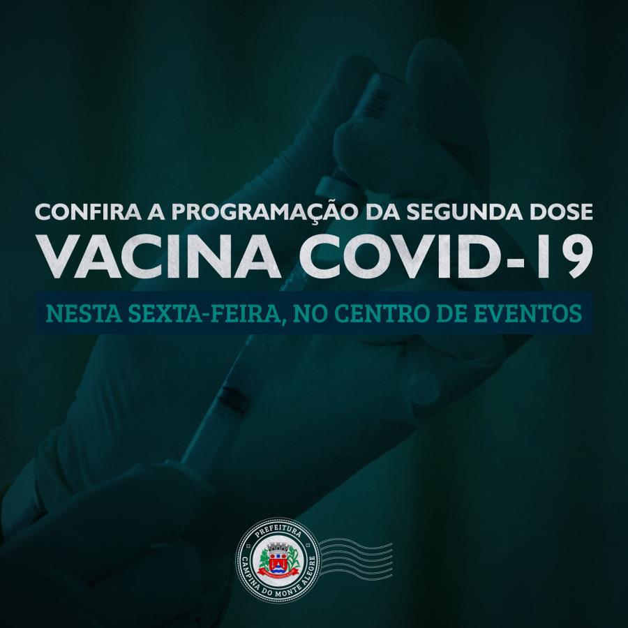 Não perca a data da segunda dose da vacina contra o coronavírus
