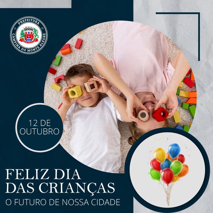 Campina do Monte Alegre deseja um Feliz Dia das Crianças às crianças campinenses