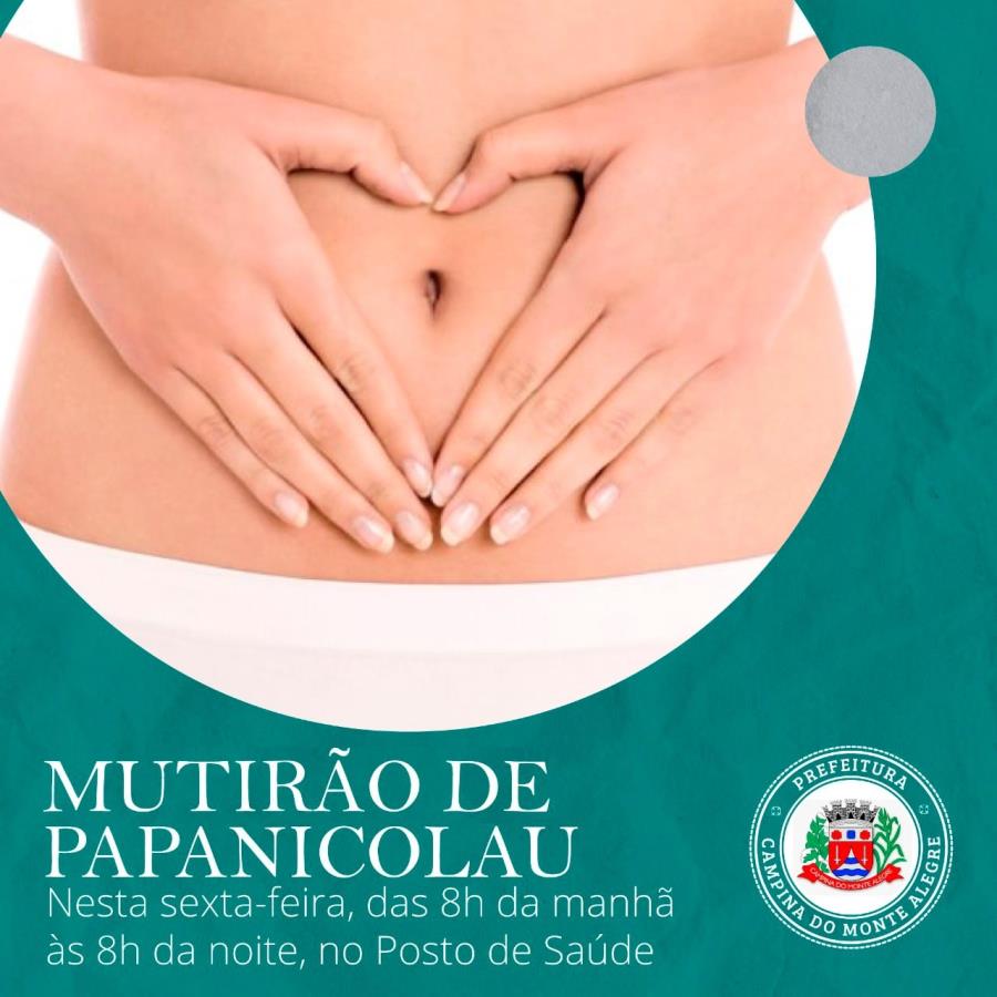 Secretaria da Saúde promove multirão de coleta de Papanicolau das 8h às 20h