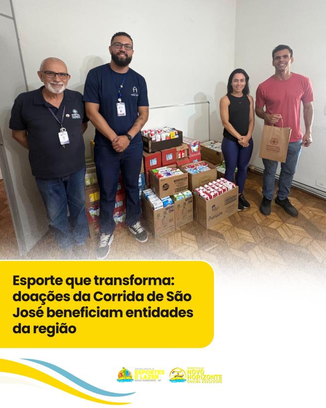 Esporte que transforma: doações da Corrida de São José beneficiam entidades da região