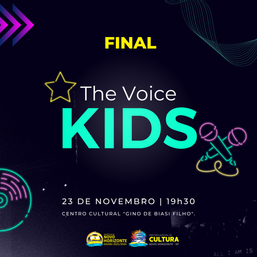 Final da 2ª Edição do The Voice Kids será no dia 23 de novembro