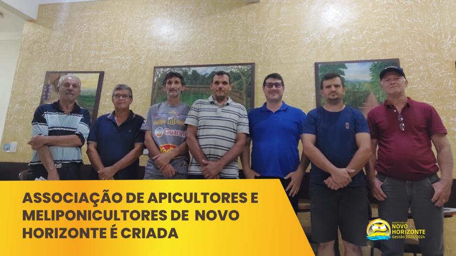 Associação de Apicultores e Meliponicultores de Novo Horizonte é criada