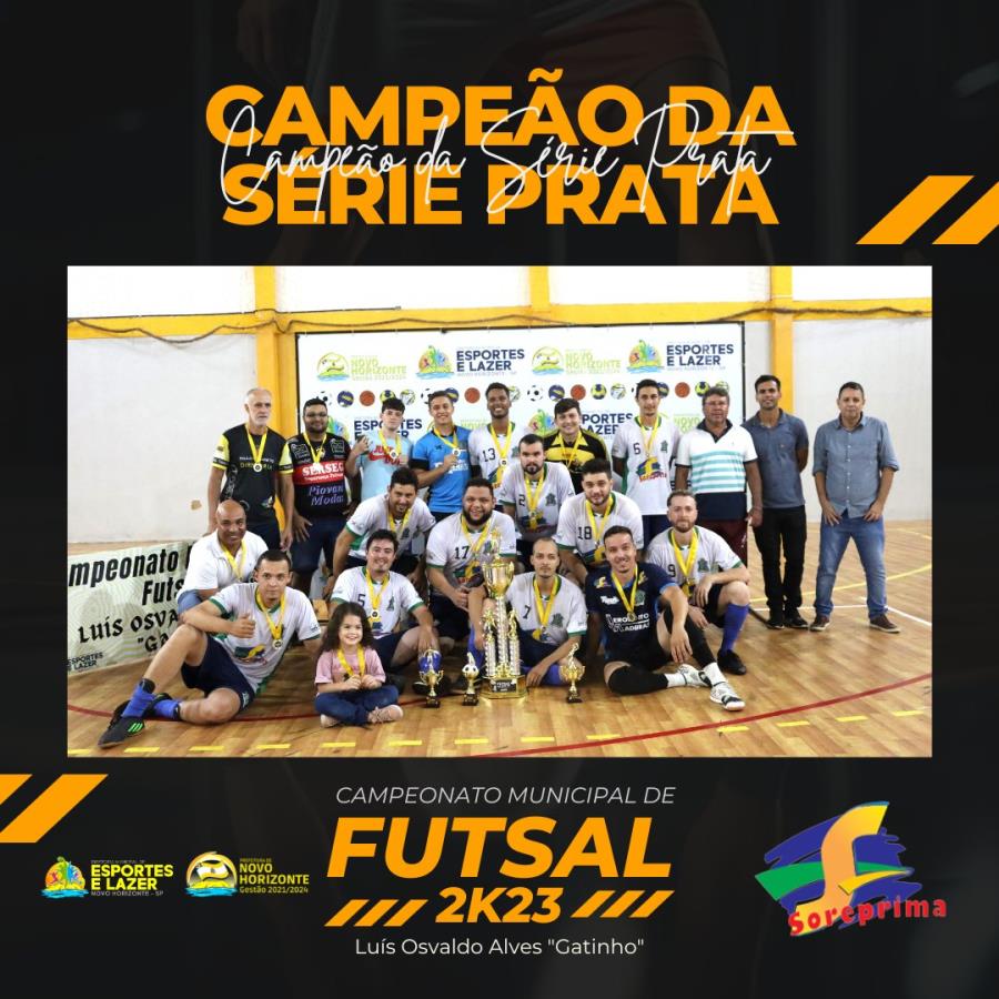 Equipe da Soreprima é campeã da Série Prata do Campeonato Municipal de Futsal