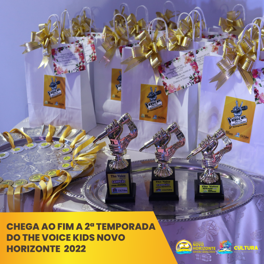 Chega ao fim a 2ª temporada do The Voice Kids Novo Horizonte