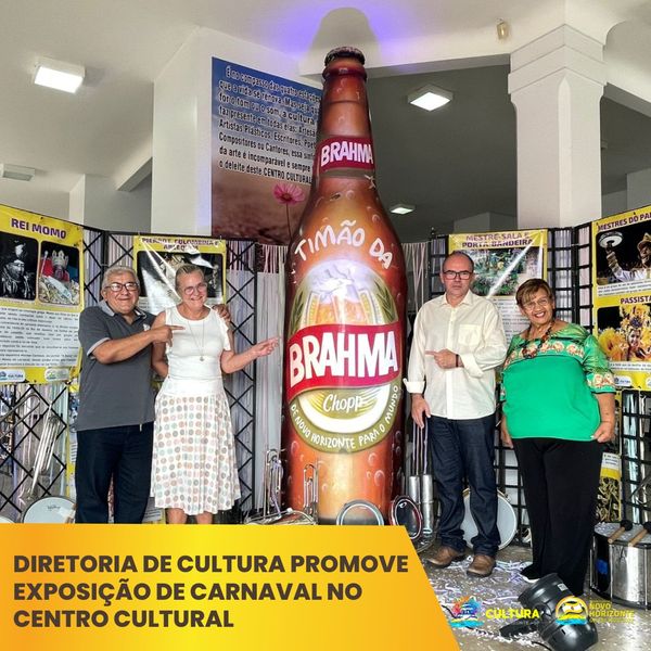 Diretoria de Cultura promove exposição de carnaval no Centro Cultural